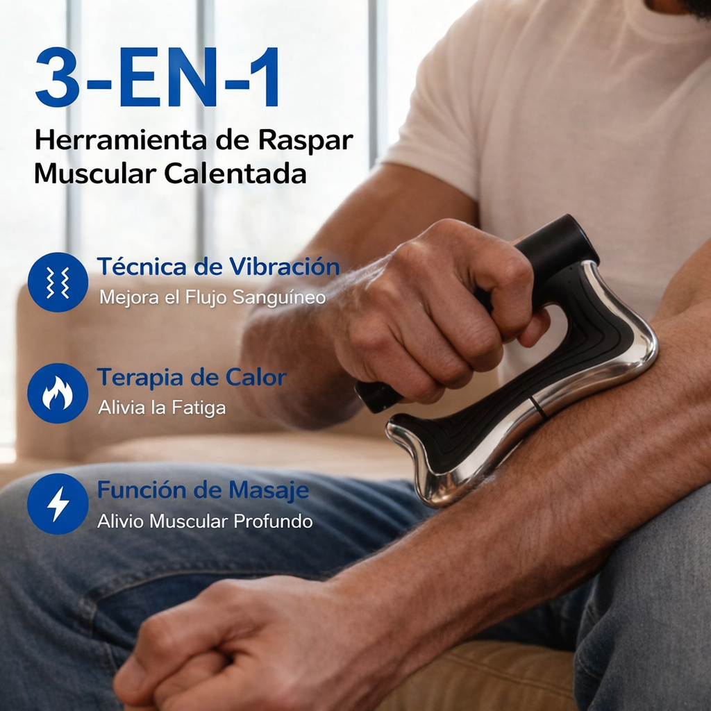 Pistola de Masaje Profesional – 3 Modos