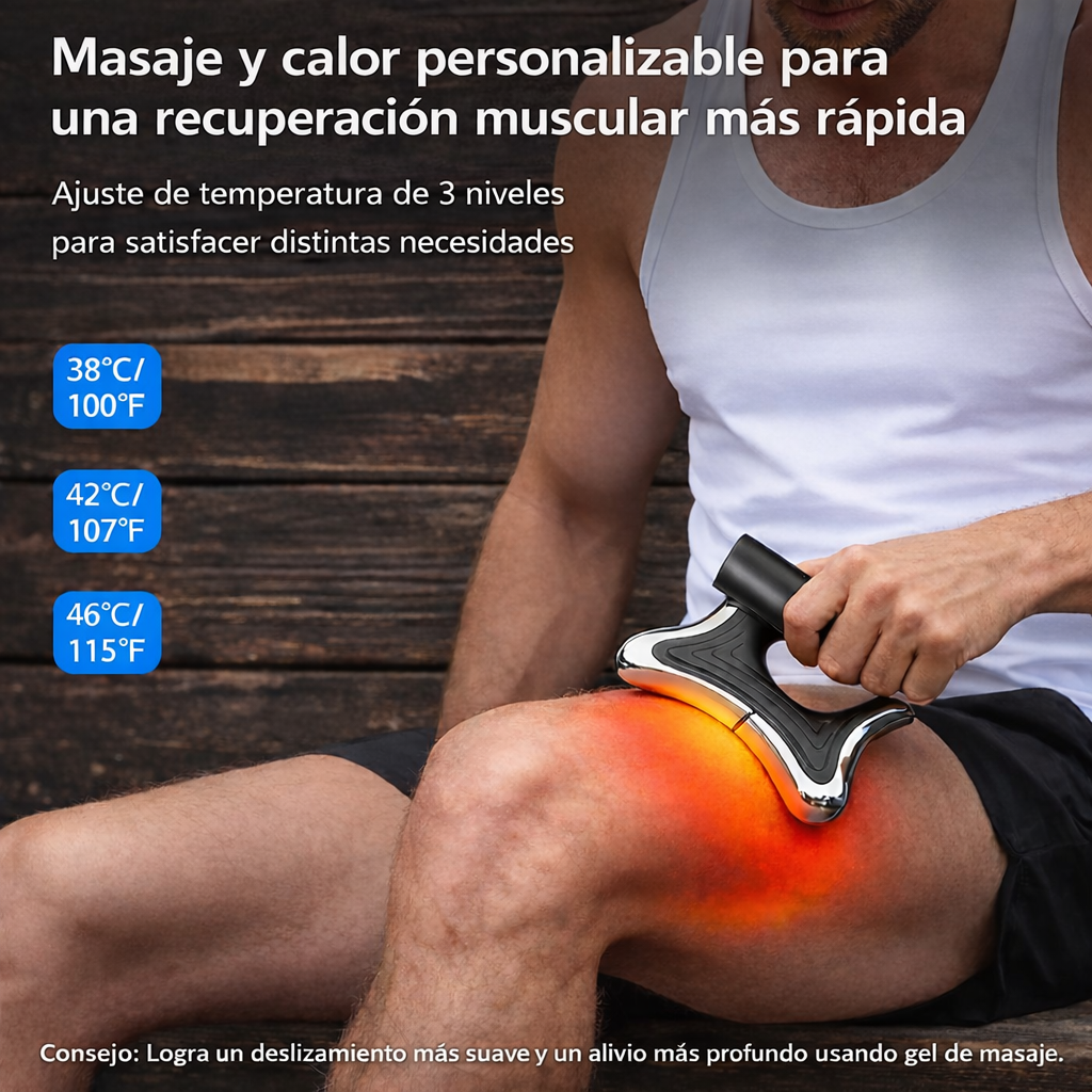 Pistola de Masaje Profesional – 3 Modos