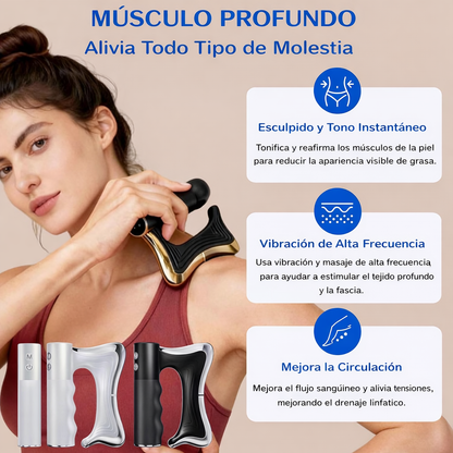 Pistola de Masaje Profesional – 3 Modos