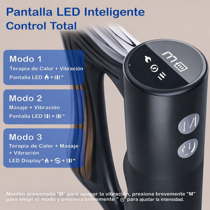 Pistola de Masaje Profesional – 3 Modos